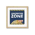 Picture of Construction Zone _GroupedProduct_Square_Mini_ _GroupedProduct_Square_Framed_Matted_