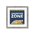 Picture of Construction Zone _GroupedProduct_Square_Mini_ _GroupedProduct_Square_Framed_Matted_