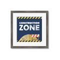 Picture of Construction Zone _GroupedProduct_Square_Mini_ _GroupedProduct_Square_Framed_Matted_
