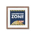 Picture of Construction Zone _GroupedProduct_Square_Mini_ _GroupedProduct_Square_Framed_Matted_
