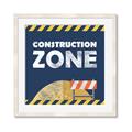 Picture of Construction Zone _GroupedProduct_Square_Mini_ _GroupedProduct_Square_Framed_Matted_