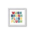 Picture of Wash Brush Floss _GroupedProduct_Square_Mini_ _GroupedProduct_Square_Framed_Matted_