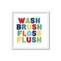 Picture of Wash Brush Floss _GroupedProduct_Square_Mini_ _GroupedProduct_Square_Framed_Matted_