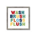Picture of Wash Brush Floss _GroupedProduct_Square_Mini_ _GroupedProduct_Square_Framed_Matted_