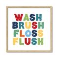 Picture of Wash Brush Floss _GroupedProduct_Square_Mini_ _GroupedProduct_Square_Framed_Matted_