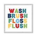 Picture of Wash Brush Floss _GroupedProduct_Square_Mini_ _GroupedProduct_Square_Framed_Matted_
