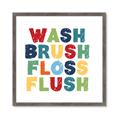 Picture of Wash Brush Floss _GroupedProduct_Square_Mini_ _GroupedProduct_Square_Framed_Matted_