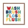 Picture of Wash Brush Floss _GroupedProduct_Square_Mini_ _GroupedProduct_Square_Framed_Matted_
