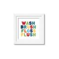 Picture of Wash Brush Floss _GroupedProduct_Square_Mini_ _GroupedProduct_Square_Framed_Matted_