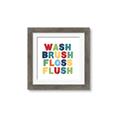 Picture of Wash Brush Floss _GroupedProduct_Square_Mini_ _GroupedProduct_Square_Framed_Matted_