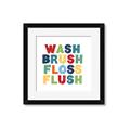 Picture of Wash Brush Floss _GroupedProduct_Square_Mini_ _GroupedProduct_Square_Framed_Matted_