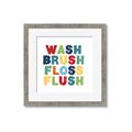 Picture of Wash Brush Floss _GroupedProduct_Square_Mini_ _GroupedProduct_Square_Framed_Matted_