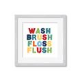 Picture of Wash Brush Floss _GroupedProduct_Square_Mini_ _GroupedProduct_Square_Framed_Matted_