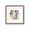 Picture of Wash Brush Floss _GroupedProduct_Square_Mini_ _GroupedProduct_Square_Framed_Matted_