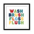 Picture of Wash Brush Floss _GroupedProduct_Square_Mini_ _GroupedProduct_Square_Framed_Matted_