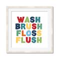 Picture of Wash Brush Floss _GroupedProduct_Square_Mini_ _GroupedProduct_Square_Framed_Matted_