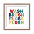 Picture of Wash Brush Floss _GroupedProduct_Square_Mini_ _GroupedProduct_Square_Framed_Matted_