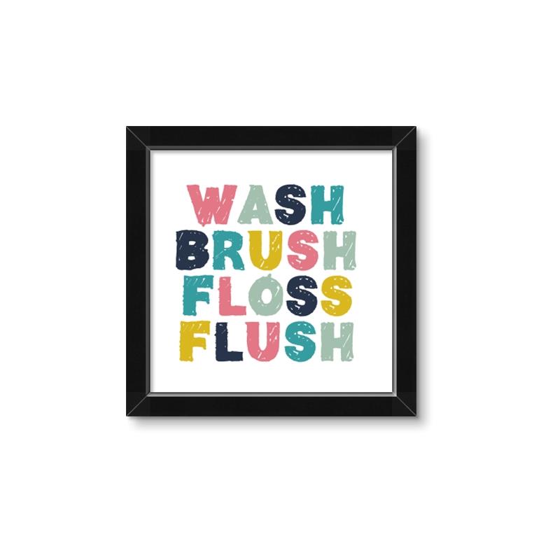Picture of Wash Brush Floss II _GroupedProduct_Square_Mini_ _GroupedProduct_Square_Framed_Matted_
