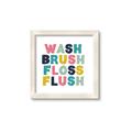 Picture of Wash Brush Floss II _GroupedProduct_Square_Mini_ _GroupedProduct_Square_Framed_Matted_
