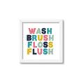 Picture of Wash Brush Floss II _GroupedProduct_Square_Mini_ _GroupedProduct_Square_Framed_Matted_