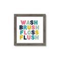 Picture of Wash Brush Floss II _GroupedProduct_Square_Mini_ _GroupedProduct_Square_Framed_Matted_