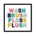Picture of Wash Brush Floss II _GroupedProduct_Square_Mini_ _GroupedProduct_Square_Framed_Matted_