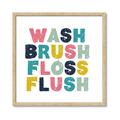 Picture of Wash Brush Floss II _GroupedProduct_Square_Mini_ _GroupedProduct_Square_Framed_Matted_