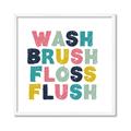 Picture of Wash Brush Floss II _GroupedProduct_Square_Mini_ _GroupedProduct_Square_Framed_Matted_