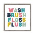 Picture of Wash Brush Floss II _GroupedProduct_Square_Mini_ _GroupedProduct_Square_Framed_Matted_