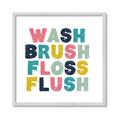 Picture of Wash Brush Floss II _GroupedProduct_Square_Mini_ _GroupedProduct_Square_Framed_Matted_