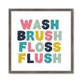 Picture of Wash Brush Floss II _GroupedProduct_Square_Mini_ _GroupedProduct_Square_Framed_Matted_