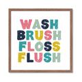 Picture of Wash Brush Floss II _GroupedProduct_Square_Mini_ _GroupedProduct_Square_Framed_Matted_