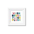 Picture of Wash Brush Floss II _GroupedProduct_Square_Mini_ _GroupedProduct_Square_Framed_Matted_
