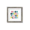 Picture of Wash Brush Floss II _GroupedProduct_Square_Mini_ _GroupedProduct_Square_Framed_Matted_