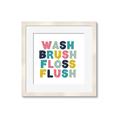 Picture of Wash Brush Floss II _GroupedProduct_Square_Mini_ _GroupedProduct_Square_Framed_Matted_