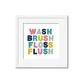 Picture of Wash Brush Floss II _GroupedProduct_Square_Mini_ _GroupedProduct_Square_Framed_Matted_