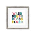 Picture of Wash Brush Floss II _GroupedProduct_Square_Mini_ _GroupedProduct_Square_Framed_Matted_