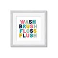 Picture of Wash Brush Floss II _GroupedProduct_Square_Mini_ _GroupedProduct_Square_Framed_Matted_
