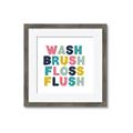 Picture of Wash Brush Floss II _GroupedProduct_Square_Mini_ _GroupedProduct_Square_Framed_Matted_