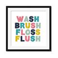Picture of Wash Brush Floss II _GroupedProduct_Square_Mini_ _GroupedProduct_Square_Framed_Matted_