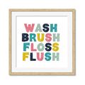 Picture of Wash Brush Floss II _GroupedProduct_Square_Mini_ _GroupedProduct_Square_Framed_Matted_
