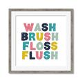 Picture of Wash Brush Floss II _GroupedProduct_Square_Mini_ _GroupedProduct_Square_Framed_Matted_