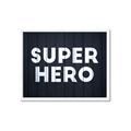 Picture of Super Hero I  _GroupedProduct_Rectangle_Landscape_Mini_ _GroupedProduct_Rectangle_Landscape_Framed_Matted_