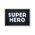 Picture of Super Hero I  _GroupedProduct_Rectangle_Landscape_Mini_ _GroupedProduct_Rectangle_Landscape_Framed_Matted_