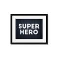 Picture of Super Hero I  _GroupedProduct_Rectangle_Landscape_Mini_ _GroupedProduct_Rectangle_Landscape_Framed_Matted_