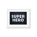 Picture of Super Hero I  _GroupedProduct_Rectangle_Landscape_Mini_ _GroupedProduct_Rectangle_Landscape_Framed_Matted_