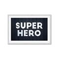 Picture of Super Hero I  _GroupedProduct_Rectangle_Landscape_Mini_ _GroupedProduct_Rectangle_Landscape_Framed_Matted_