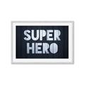 Picture of Super Hero II  _GroupedProduct_Rectangle_Landscape_Mini_ _GroupedProduct_Rectangle_Landscape_Framed_Matted_