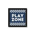 Picture of Play Zone Blue  _GroupedProduct_Square_Mini_ _GroupedProduct_Square_Framed_Matted_