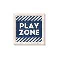 Picture of Play Zone Blue  _GroupedProduct_Square_Mini_ _GroupedProduct_Square_Framed_Matted_